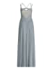 Vera Mont Abendkleid im Glitzer-Look in Weiß/Grau