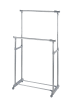 Wenko Kleiderständer Twin Bars, Kleiderständer Mod. Twin Bars in Chrom, Grau, Grau