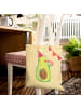 Mr. & Mrs. Panda Shopper Avocado Geburtstag ohne Spruch in Gelb Pastell