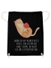 Mr. & Mrs. Panda rucksack stoff Katze Wolle mit Spruch in Schwarz