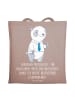 Mr. & Mrs. Panda Schultasche Geschäftspartner Erfolg mit Spruch in Braun Pastell