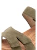 VITAFORM Veloursleder Sandaletten in khaki