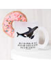 Mr. & Mrs. Panda Pott Orca mit Spruch in Transparent