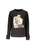 cavalli CLASS Schwarzes Baumwoll-Sweatshirt