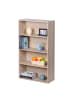 relaxdays Bücherregal in Eiche - (B)60 x (H)108 x (T)24 cm