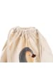 Mr. & Mrs. Panda wander rucksack Pinguin Buch ohne Spruch in Creme
