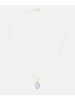 Diamant L'éternel Kette mit Anhänger, mit Blautopas, 375 Gelbgold