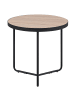 Beliani Beistelltisch MELODY in Braun/Schwarz - (W) 50 x (H) 50 x (L) 50 cm