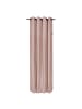 Schöner Wohnen Kollektion Ösenvorhang COAST 1 in Rosa