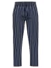 Bugatti Lange-Hose Florenz in blau-mittel-Streifen