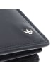 Golden Head Polo Geldbörse RFID Schutz Leder 8.5 cm in schwarz