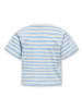 KIDS ONLY Gestreiftes T-Shirt mit Herz KOGLIVINA in chambray blue