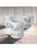 Mr. & Mrs. Panda Kindertasse Mäuse Herz mit Spruch in Weiß