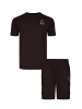 SikSilk Textile Set in brown
