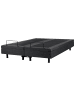 Beliani Doppelbett DUKE in Grau/Schwarz - (W) 160 x (H) 37 x (L) 200 cm