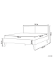 Beliani Doppelbett MONPAZIER in Braun - (W) 167 x (H) 99 x (L) 209 cm