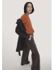 Hessnatur Strick Jacke Relaxed Cropped in rotorange