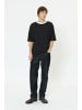 Matinique T-shirt MAhudson Gerade Passform in Black
