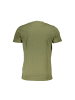 cavalli CLASS Grünes Baumwoll-T-Shirt