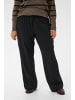 KAFFE curve Casual Hose KCbeathie Loose fit in Black Deep