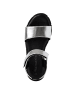 Tamaris Plateau Sandaletten in Silber