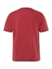 JP1880 Kurzarm T-Shirt in dunkelrot