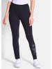 GOLDNER Leggings Bequeme Baumwoll-Leggings, 2-Stück in marine