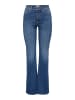 ONLY Flared fit jeans in Medium Blue Denim