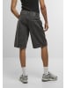 DEF DEF Mesh-Shorts in darkgreywashed