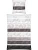Erwin Müller Single-Jersey Bettwäsche in schwarz-silber