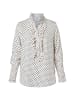 Mart Visser Caroline Tensen Bluse mit Flussmuster, Off-White/Schwarz