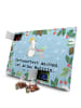 Mr. & Mrs. Panda Adventskalender Pinguin Gartenarbeit mit Spruch in Eisblau