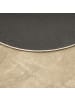 Pergamon Hochflor Langflor Teppich Super Soft Melia Rund in Antraciet
