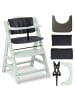 Hauck 3-tlg. Alpha Plus Sparset - Hochstuhl in gray,green