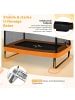 COSTWAY 2 in 1 Trampolin in Orange