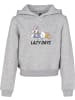Mister Tee Kinder Hoodie "Kids Daisy Duck Lazy Cropped Hoody" in Grau