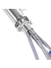 Beliani Küchenarmatur LIAVIUCO in Silber - (W) 23 x (H) 34 x (L) 6 cm