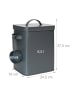 relaxdays Metallbox in Anthrazit - 6,5 Liter