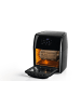 Gourmet Maxx Heißluft-Ofen Digital 12l 1800W schwarz mit Sichtfenster Schwarz