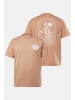 Men Plus Kurzarm T-Shirt in sand