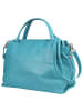 Florence Florence Handtasche Leder türkis ca. 36cm