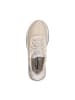Tamaris Comfort-Sneaker aus Leder in Low-Top-Ausführung Beige