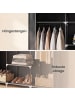 SONGMICS Kleiderschrank Rylan in Schwarz - (B)150 x (H)175 x (T)45 cm