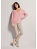 MADELEINE Oversize-Pullover mit Good Cashmere in puderrosé