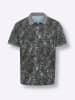 Sieh an! Poloshirt in graphit-bedruckt