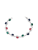 gaya Women Bracelet in Silver Multicolor