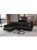 MF Design Lardo Recamiere Links in Schwarz -  (L) 191 x (B) 276 x (H) 90 cm