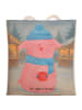 Mr. & Mrs. Panda Strandtasche Schwein Glühwein Design ohne Spruch in Weiß