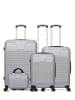 WAVE PARIS 4 tlg. Kofferset SELENGA-C in HeLgrau (95L/64L/37L/9L)