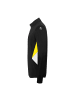 uhlsport  1/4 ZIP TOP Equipe 29 Kids in schwarz/weiß/limonengelb